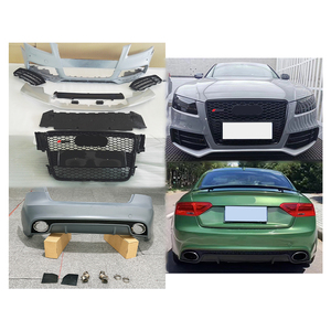 Nuovo Kit di Aggiornamento Paraurti Anteriore e Posteriore con Luci Fendinebbia per <span class=keywords><strong>Audi</strong></span> <span class=keywords><strong>A5</strong></span> RS5 <span class=keywords><strong>2008</strong></span>, per Modifiche Auto - Product Image 1