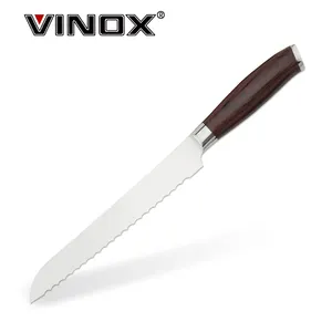 Coltello da cucina Manico In Legno In Acciaio Inox Coltello Da pane 8 pollici