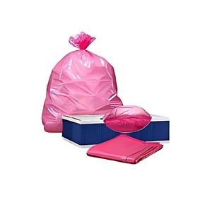 ถุงขยะหัวหม่าเหิงชุน ขนาด 32-33 แกลลอน หนา 1.5 มิล สีชมพู สำหรับใส่ถังขยะ ขนาด 33 นิ้ว x 39 นิ้ว (100 ใบ) - Product Image 1