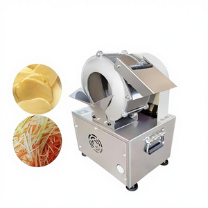 Machine à hacher les légumes automatique, hachoir électrique pour pommes de terre, radis, carottes, trancheuse pour restaurant, cantine, préparation alimentaire - Product Image 1
