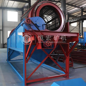 Peralatan pertambangan emas efisien 50-250 TPH layar tromel emas untuk layar Drum putar tanaman pengolahan cuci emas - Product Image 5