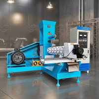 Machine à fabriquer des granulés d'aliments flottants pour poissons, machine à extruder des aliments pour animaux de compagnie (chats, chiens, lapins), extrudeuse d'aliments flottants pour poissons