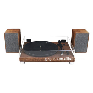 Suitable High Quality 3 Speeds Belt Drive Turntable Blue Tooth <b>Vinyl</b> Records <b>Player</b> with External <b>Speaker</b> - Product Image 4