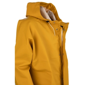 공장 콘센트 헤비 듀티 Pu 비 방풍 방수 기능 비옷 윈드 브레이커 커스텀 남성용 Pu 비 - Product Image 2