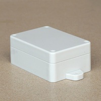 83*58*33mm IP65 Caja impermeable de plástico blanco con orejas carcasa impermeable montaje en pared ABS caja de alimentación PCB placa de circuito Shell