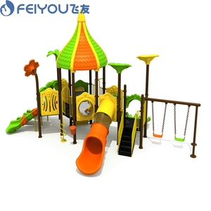 Jeux de parc en plastique, aire de jeux extérieure commerciale pour enfants - Product Image 5