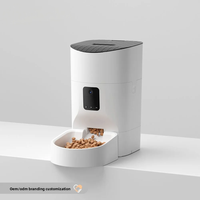 Distributeur automatique intelligent de nourriture pour animaux de compagnie avec contrôle WiFi par application, grande capacité 2180g, distribution de nourriture par portions programmées pour chats et chiens