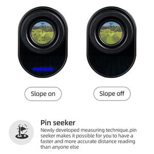שירותי ODM מד טווח לייזר דיגיטלי נייד קטן 600 מטר למציאת סיכות, מד טווח למדידת שיפועים, למשחקי גולף וספורט - Product Image 6