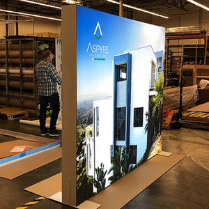 Negozio di espositori retroilluminato portatile con cornice in alluminio per fiera fiera scatola luminosa sicura per l'energia - Product Image 5