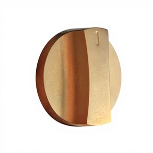 Gold BBQ Control <b>Knob</b> <b>for</b> Gas Grill Burner Modern Design <b>Dresser</b> & Cabinet Use - Product Image 1