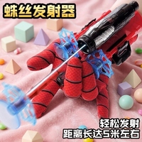 Jouet éducatif amusant Spider-Man : Ensemble lanceur de cosplay en plastique pour enfants, jouet lanceur de poignet Spider-Man