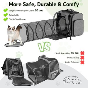 Sac à dos de transport pour animaux de <span class=keywords><strong>compagnie</strong></span> personnalisé Sac à roulettes pour animaux de <span class=keywords><strong>compagnie</strong></span> approuvé par la <span class=keywords><strong>compagnie</strong></span> aérienne Respirant détachable Sac de transport pour animaux de <span class=keywords><strong>compagnie</strong></span> - Product Image 3
