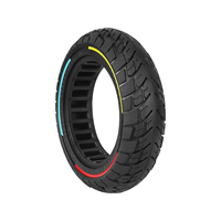 Pneu plein 10x2.5 avec rainure de 45 mm, pneu alvéolé sans air 60/70-6.5 pour trottinettes électriques série Max G30 - Entrepôt UE