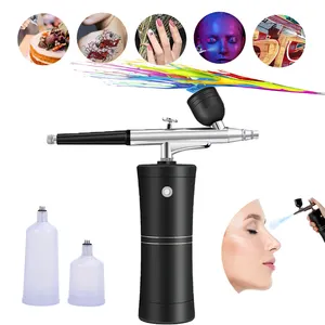 Opria Kompresor Mesin Alat Seni Hobi Lengkap Makeup Profesional Kuku Air Brush Kit Airbrush