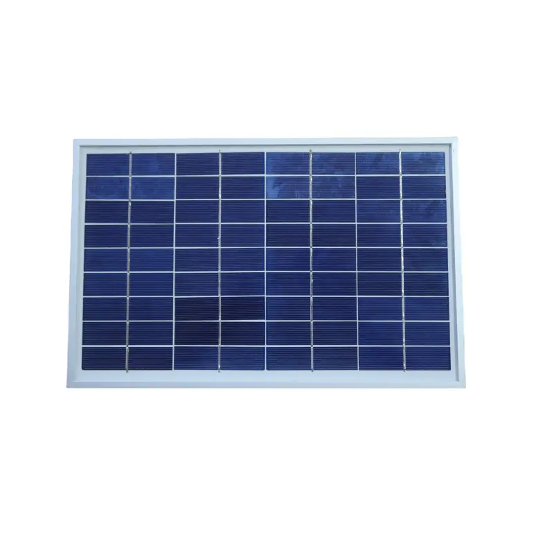 Panel solar personalizado 10W Panel solar de vidrio polivinílico 18V Panel solar Módulo solar para cargar batería de 12V