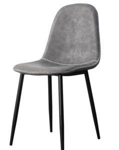 เก้าอี้รับประทานอาหารร่วมสมัยปรับได้หนังเถ้าไม้หรูหราสำหรับห้องครัวและห้องรับประทานอาหาร - Product Image 3