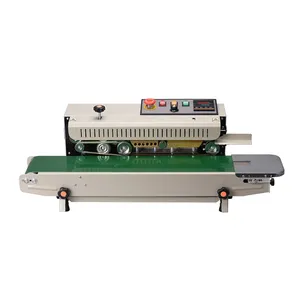 Scelleuse à chaud horizontale automatique de <span class=keywords><strong>film</strong></span> plastique Machine à sceller les sacs de FR-900 Scelleuse à bande continue électrique pour les canettes de sacs de vêtements - Product Image 4