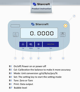 분석 저울 고정밀 실험실 저울 0.0001g 교정 중량 포함 - Product Image 6