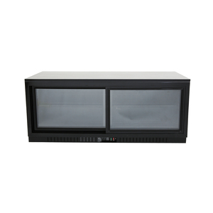 High Quality Supermarket Black Beverage Drink Refrigerator Yogurt Shelf Treated Display Cooler - Product Image 2