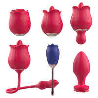 S-HANDE Rosen-Saugvibrator G-Punkt Klitoris-Stimulator Vibrator für Frauen Brustwarzen-Massagegerät Masturbations-Sexspielzeug für Frauen