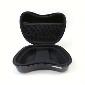 เคสใส่คอนโทรลเลอร์เกมหนังสีดำ EVA วัสดุทนไฟ กันน้ำ เคสเก็บของ PU - Product Image 3