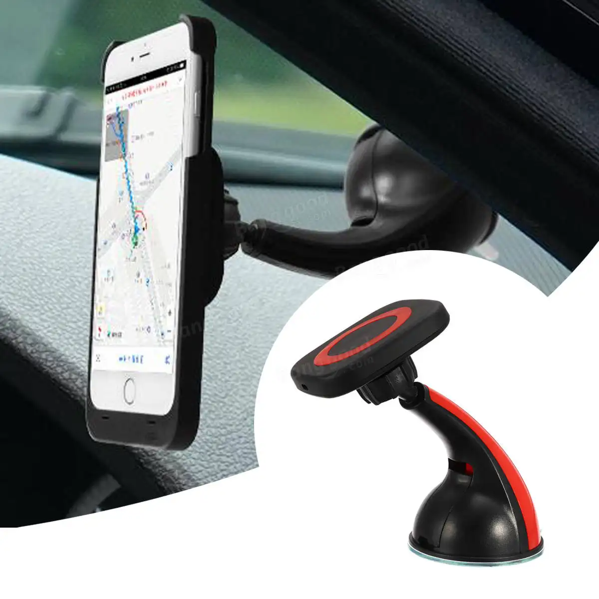 Magnetic Qi Wireless Car Charger Mount Mobile Phone Air Vent Magnet Car Cradle Charging Holder for Samsung Galaxy Note 8 S8 Plus