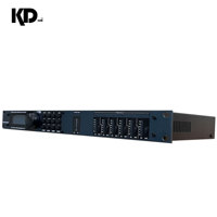 Processeur de gestion de haut-parleurs numérique 2.6 canaux 1U pour rack, avec crossover audio et suppression automatique du microfeedback, pour scène live et extérieur