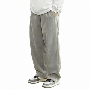 2026 Hot Selling <b>Men's</b> Wide Leg Casual Pants Loose Straight Trousers for Autumn Winter Unisex Casual Straight Baggy Sweatpants - Product Image 1