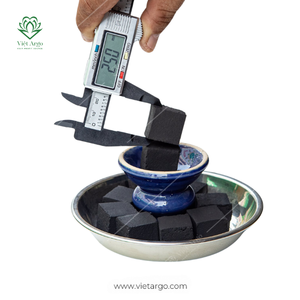 Precio de fábrica Cubo Patrón Shell Diseño Barbacoa Parrillas Coco Shisha Madera dura Briqueta Aserrín Hookah Carbón - Product Image 1