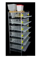 Cage à Cailles QianQin Type H Galvanisée par Immersion, Système Automatique d'Empilage en Couches, Abreuvoir Automatique, Vente Directe Usine, Garantie 1 An