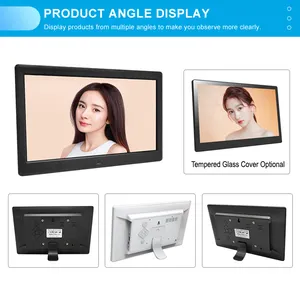 Custom Ultra Slim Plastic LCD Ads Video Photoframe Digital Photo Picture Frame 10 Inch