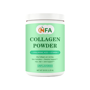 Collagène en poudre OEM ODM avec acide hyaluronique et vitamine C pour soutenir l'élasticité des cheveux et de la peau, la santé des ongles, la flexibilité des os et des articulations - Product Image 1