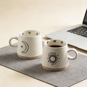 Ceramic Breakfast Oatmeal Rough Pottery Mug Ins Retro Literary Couple Nostalgic Coffee Cup Home Use - Product Image 2