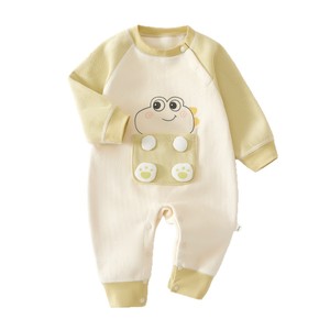 Combinaison à manches longues pour bébé, doublure polaire épaisse, combinaison unisexe pour ramper, pour les nouveau-nés, vêtements d'extérieur - Product Image 5