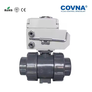 COVNA Válvula de bola motorizada inteligente HK60DQ de 3 y 4 pulgadas, 12 V CC, UPVC, modelo HK60DQ, 10-16 bar, ON/OFF, con soporte OEM personalizado - Product Image 5
