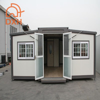 Casa Contenedor Expandible de Doble Ala Resistente al Viento, Diseño Personalizado, Casa Prefabricada para Alojamiento en Áreas Escénicas al Aire Libre