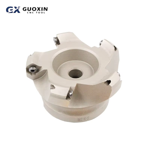 KM12 <strong>45</strong> <strong>Degree</strong> <strong>Chamfer</strong> Indexable Shell <strong>Mill</strong> Face Milling Cutter KM12 250 - 40 Aluminum KM12 - 80-27-5T for SEHT1204 Inserts - Product Image 2