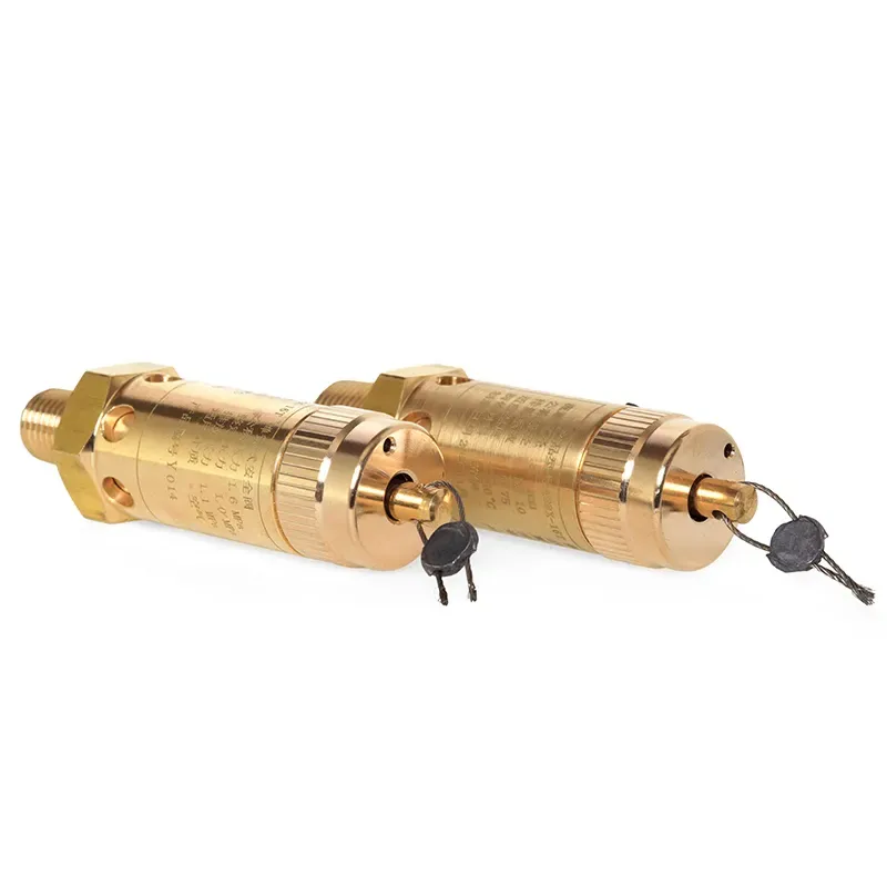 Spring Type Copper Safety Valve High Pressure A28X-16T Brass Relief Valve 8bar/13bar/16bar For Screw Air Compressor