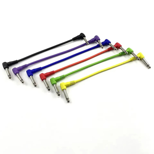 Câble audio mono 20 cm pour pédalier, câbles d'instruments, câble de guitare coloré pour pédale d'effets - Product Image 1