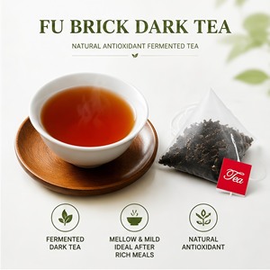 Té Oscuro de Hunan Premium OEM para el Confort Digestivo y el Bienestar del Estómago, Bolsitas de Té Herbal para el Cuidado Gástrico Relajante - Product Image 3