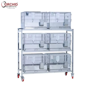 Jaula para conejos estándar y carrito - Product Image 1