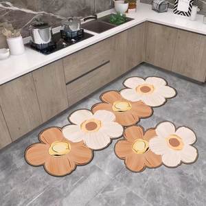 พรมปูพื้นห้องครัวไดอะตอมไมต์เนื้อนุ่มกันน้ําพรมและเสื่อครัว - Product Image 4