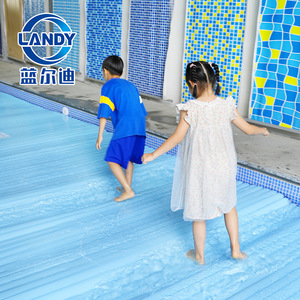 ผ้าคลุมสระว่ายน้ำไฟฟ้า Landy วัสดุ PC รูปทรงสี่เหลี่ยมผืนผ้า กันน้ำ สำหรับสระว่ายน้ำส่วนตัวในวิลล่า - Product Image 4