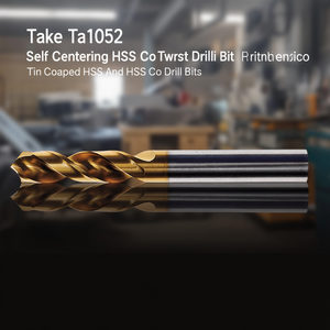 Ttake Ta1052 Self Centering Hss Co Twist <b>Drill</b> <b>Bit</b> Tin Coated Hss And Hss Co <b>Drill</b> <b>Bits</b> - Product Image 3