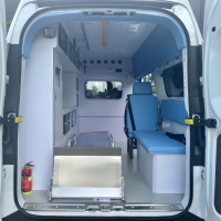 Vehículo Médico de Emergencia para UCI, Venta Directa de Fábrica, Ambulancia Económica, LHD/RHD, Diésel/Gasolina, Vehículo de Traslado de Pacientes