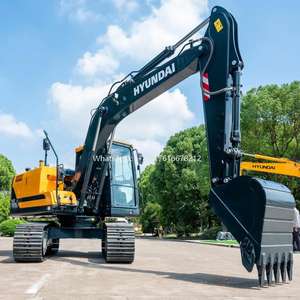 Excavadora de cadenas Hyundai HX155L fabricada en Corea con motor, bomba y transmisión en venta - Equipo de construcción de alta eficiencia - Product Image 6