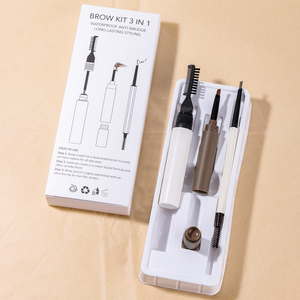 Nouveautés : Kit 3-en-1 végétalien personnalisé <span class=keywords><strong>pour</strong></span> <span class=keywords><strong>sourcils</strong></span>, <span class=keywords><strong>crayon</strong></span> à <span class=keywords><strong>sourcils</strong></span> waterproof et gel de lamination - Product Image 1