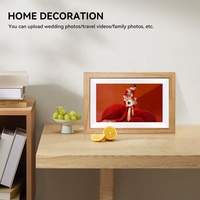 Cadre photo numérique avec écran tactile LCD 10,1 pouces, téléchargement gratuit de vidéos Cloud HD, lecture vidéo et horloge