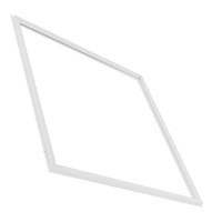 Panneau lumineux LED carré lumineux 48W SMD2835 pour usage scolaire et hospitalier, construction en aluminium + PC, IP20, garantie de 3 ans
