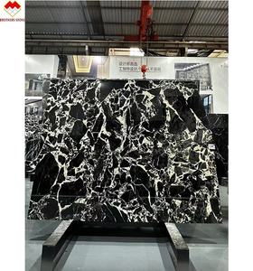 Diseñador amado mármol negro Calacatta <span class=keywords><strong>viola</strong></span> negro flor blanca piedra de mármol Natural Grand Antique losa de mármol blanco y negro - Product Image 5